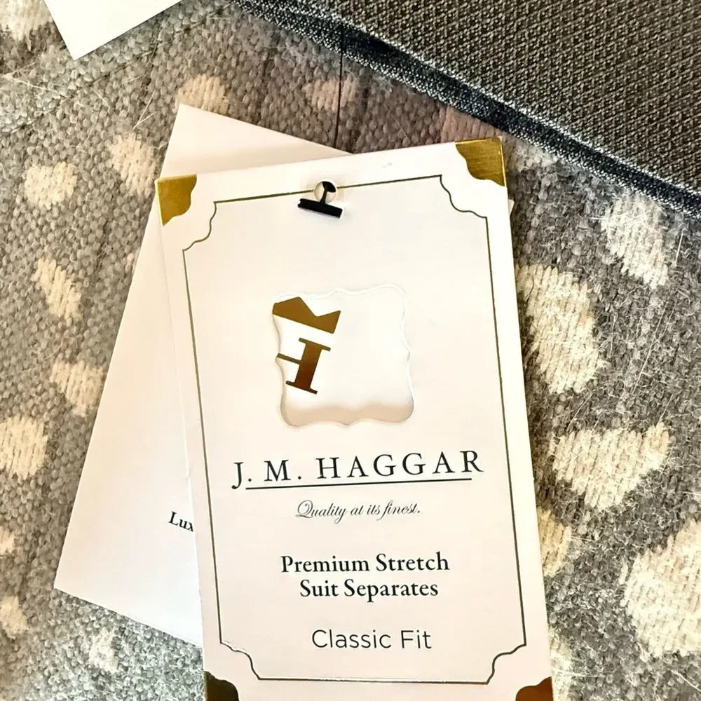 Haggar Men's Grey Blazer 44R